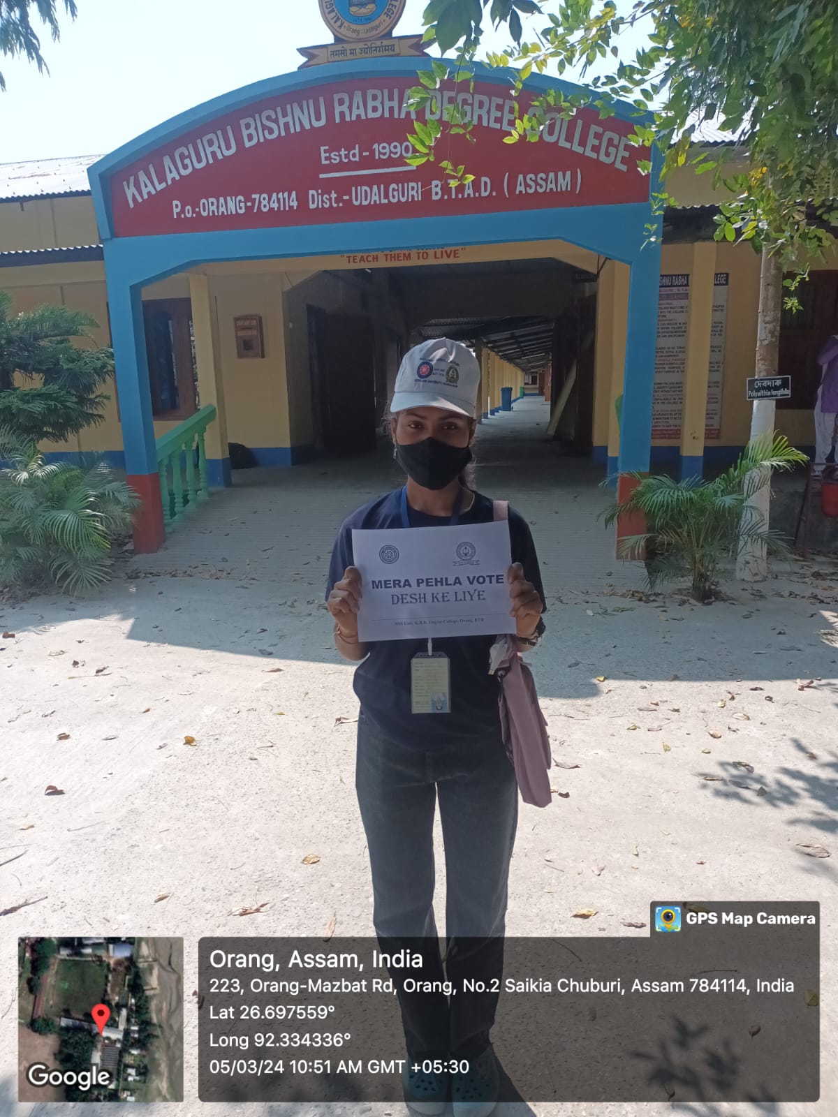 MERA PEHLA DESH KE LIYE- VOTERS AWARENESS PROGRAMME